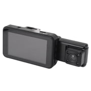 M Buder Driving Recorder Professional 3 Channel WiFi 1080P Front Loop Recording IR Night Vision Parking Mode Car Dash Cam 3 Inch Screen / 7.6 cm HD Dual Lens Auto Shut-Off Mount