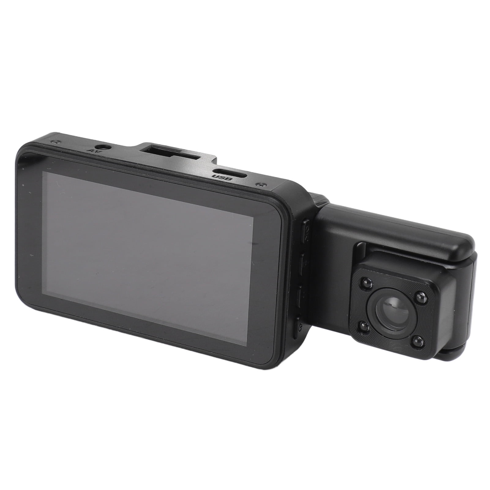 M Buder Driving Recorder Professional 3 Channel WiFi 1080P Front Loop Recording IR Night Vision Parking Mode Car Dash Cam 3 Inch Screen / 7.6 cm HD Dual Lens Auto Shut-Off Mount