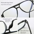 thumbnail image 5 of Vintage Office Ultralight Blue Ray Blocking Eye Protection PC Computer Goggles Frame Eyewear Square Eyeglasses Anti-Blue Light Glasses TRANSPARENT, 5 of 8