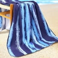 thumbnail image 4 of REGALWOVEN Oversized Beach Towel, Comfort Swim Towels, Quick Dry and Absorbent Towels for Travel Blue 32' x 64', 4 of 8