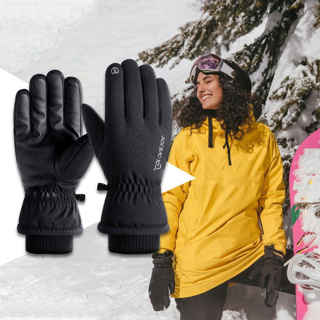 Mens Womens Winter Warm Gloves Windproof Anti-slip Touch Screen Thermal Liner 