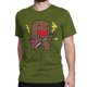 thumbnail image 5 of Camiseta negra para hombre ropa con estampado de mapa del imperio romano de algodón, 5 of 7