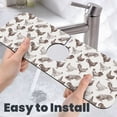 thumbnail image 6 of Kdxio Chickens Pattern Non-Slip Diatom Mud Faucet Drain Pad,Self Absorbent Mat for Kitchen Sink for Variety Kitchen & Bathroom Countertops, 6 of 7