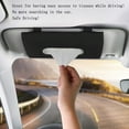 thumbnail image 4 of PU Leather Car Tissue Holder - Hanging Design for Sun Visor - Compact, Universal Fit - Fits Most Tissue Cartons - Black, 4 of 4