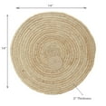 thumbnail image 2 of Corde Ronde Simple Jute Tressée Placemat 14 X 14 - Ensemble De 12, 2 of 3
