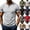 34#(Light Gray), variant on Men's Henley Short Sleeve Shirt Lightweight T-Shirts Moisture Wicking Tee Casual Summer Basic Solid Shirt (Army Green,XL)