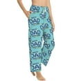 thumbnail image 3 of Kdxio Women's Comfy Stretch Best Dad EverPrint Drawstring Pajama Pants-XX-Large, 3 of 9