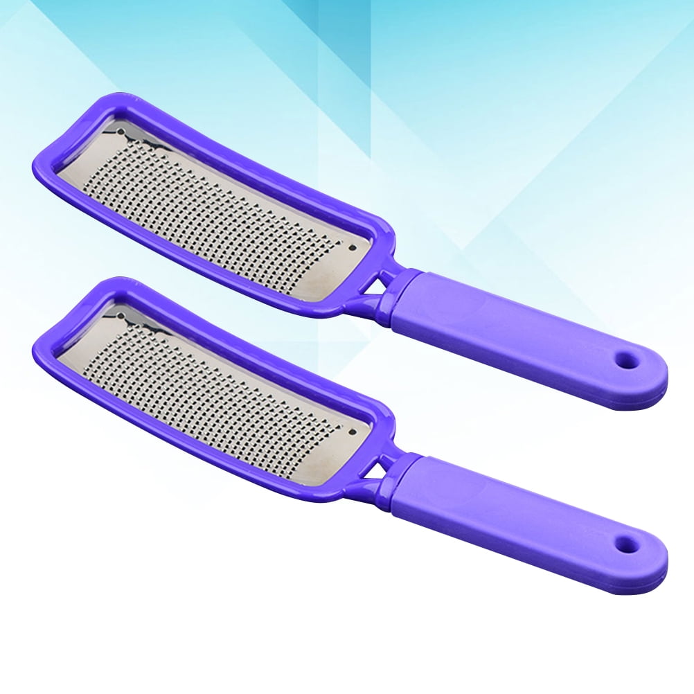 LOLIPPYY 2-Pack Heavy Duty Foot File for Callused Feet, Dead Skin Remover and Foot Care Tool, Includes Random Color