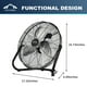 thumbnail image 3 of Ventilador de piso de alta velocidad Tech Drive, 3 of 5