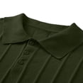 thumbnail image 4 of COSFO Mens Big and Tall Polo Shirts Golf Performance Short Sleeve Casual Shirt Textured Collared Solid Pullover Classic Fit Mens T-Shirts, 4 of 6