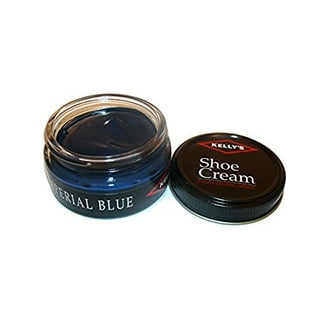 Dark blue shoe polish