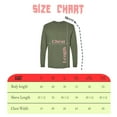 thumbnail image 5 of Gildan Men's Heavy Cotton Long Sleeve T-Shirt, 100% Cotton, Adult T-Shirt, Classic fit Tee, Military Green, XL, 5 of 5