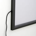 thumbnail image 2 of M&T Displays Buy Max 27x40 LED Backlit Black Aluminum Poster Frame Wall Mount Photo Sign Holder, 2 of 8