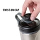 thumbnail image 5 of BlenderBottle Radian Botella mezcladora, botella de agua de acero inoxidable aislada con batidor de alambre, 26 oz, negro mate, 5 of 7