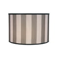thumbnail image 3 of Aspen Creative 31161 Transitional Drum (Cylinder) Shaped Spider Construction Lamp Shade in Hunter Green & White Striped, 16" wide (16" x 16" x 11"), 3 of 5