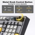 thumbnail image 4 of Teclado inalámbrico MIKIBY AJAZZ AK980 con pantalla inteligente y perilla, 4 of 8