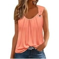 thumbnail image 1 of Birdeem Débardeurs Femmes Camisole Unie Sans Manches T-Shirt Ample, 1 of 1
