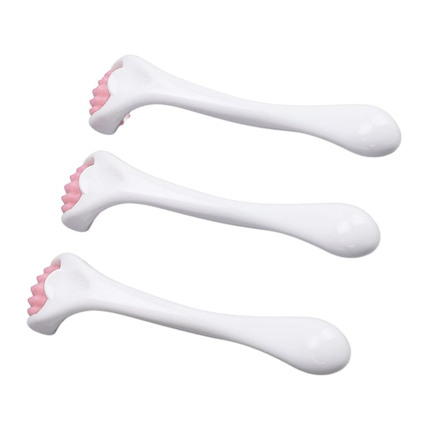 Rodillo de Masaje de Músculos faciales, Rodillo de Masaje de Ojos Multifuncional, Relajación Profunda, Alivia la Fatiga, Rodillo de Masaje de Ojos facial de Silicona, Paquete de
