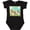 AB-Black, variant on Inktastic I'm One Farm Animals Wearing Birthday Party Hats Boys or Girls Baby Bodysuit