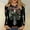 Black H, variant on SDNall Halloween Sweatshirts for Women Skeleton Graphic 2024 Halloween Women Fashion Tees Casual Round Neck Loose Cute T-Shirt Long Sleeve Ladies Top