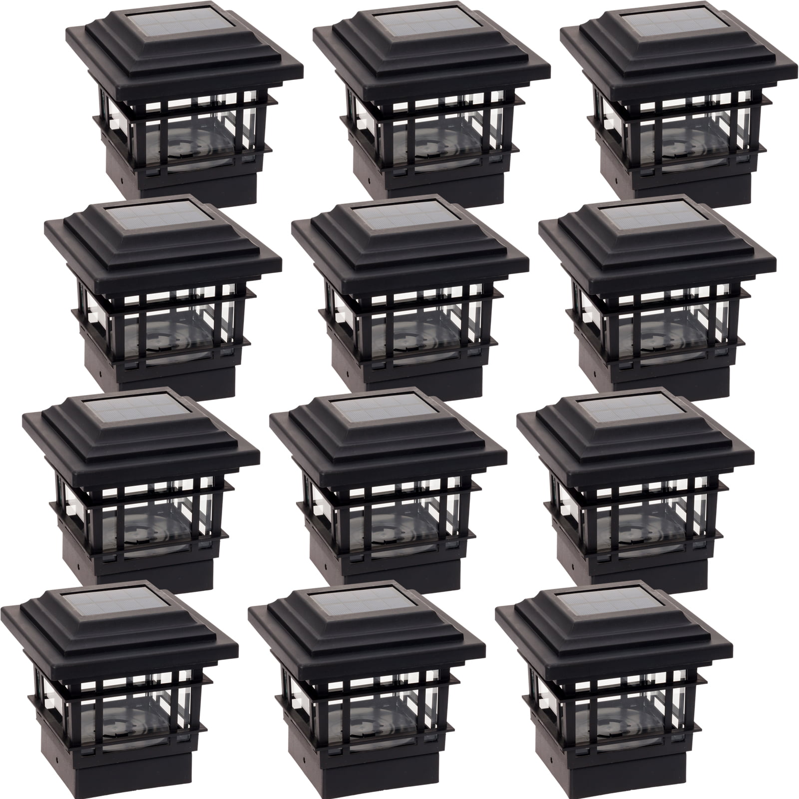 GreenLighting 12 Pack 3 Lumen Solar Deck Lights Stainless Steel 