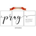 thumbnail image 2 of Pray Without Ceasing, Home Wall Art Decor, 18 x 24 Inches Set of 3 Poster Print, 2 of 4