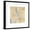 Black Frame, variant on Art.com Gilded New York Map Premium Giclee Print by Laura Marshall, 16" x 16"