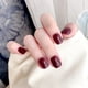 thumbnail image 3 of Prensa en las uñas Diseño medio brillante Uñas postizas Cubierta completa Parche de manicura francesa Puntas de uñas postizas acrílicas para mujeres y niñas kaili Sencillez, 3 of 5