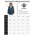 thumbnail image 6 of WenVen Boy's Winter Coat Warm Puffer Jacket Waterproof Fleece Lined Jacket Gray 10/12, 6 of 11