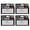 Medium Black, 4 Pack, variant on False Eye Lashes Faux Mink Individuals Medium Black 4 Pack
