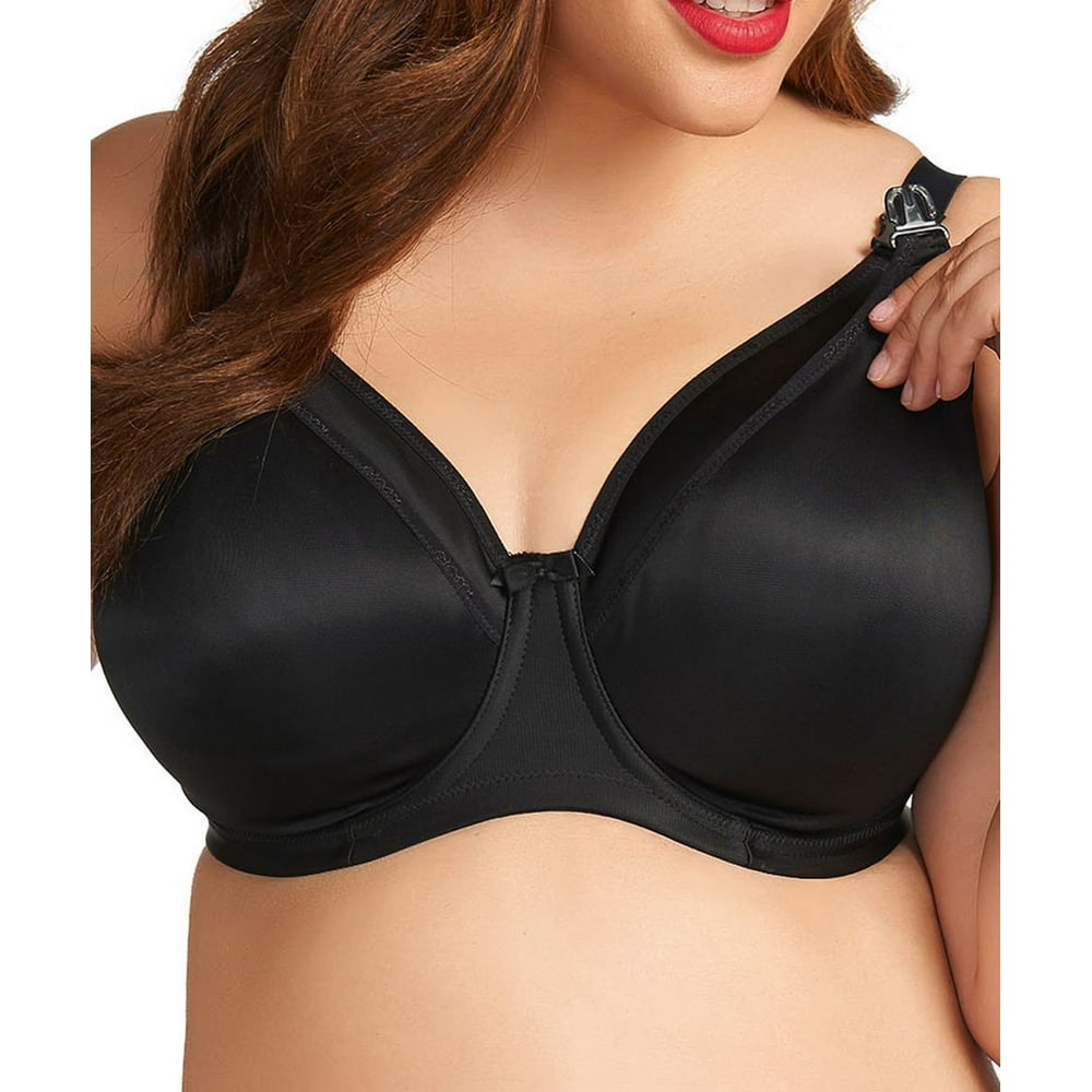 Elomi New Elomi Lingerie Smoothing UW Moulded Nursing Bra 3912 Black