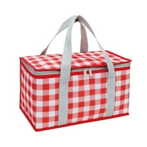 Large Capacity Picnic Bag with Handle - Waterproof and Convenient Food & Fruit Container for Camping and Outdoor Supplies