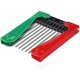 thumbnail image 2 of Afro Comb Set, Black Plastic, Metal Styling Comb, Afro Folding Hair Comb, 2 of 5