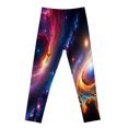 thumbnail image 4 of oqasdz Pants for Girls Leggings Personality Printed Stretchy Casual Tights Sports Dance Yoga Pants Size 18 M-24 M, 4 of 4