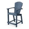 thumbnail image 5 of Wildridge Classic 3-Piece 36" High Counter Set, Patriot Blue - Outdoor Weather Resistant Recycled Plastic Furniture for Patio, 5 of 6