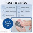thumbnail image 4 of shiyou-Removable and Reusable Adhesive, Silicone Suction Phone Case Mount, iPhone and Android Phone Accessory, Hands-Free Mirror Phone Holder, TikTok Videos, Sticky Grip, Patent Pending (Blue Raspber, 4 of 4