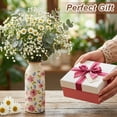 thumbnail image 2 of DAKIMOE Rustic Ceramic Vase, Decorative Flower Vase Farmhouse Decor for Home Living Room Bedroom Kitchen Office Shelf Decor,8 Inches, 2 of 7
