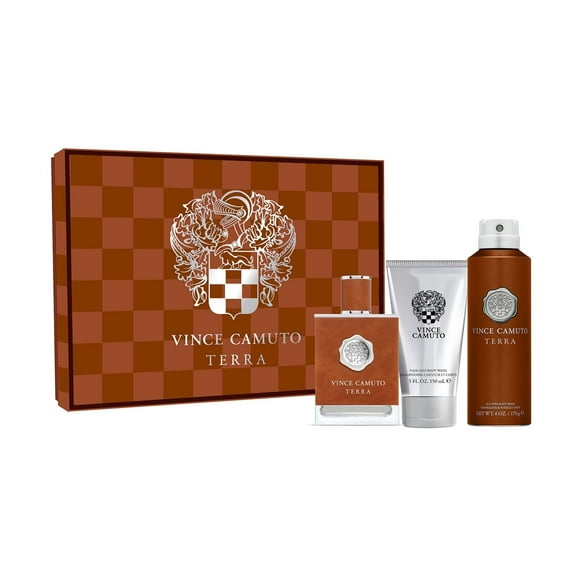 Vince Camuto Terra Cologne Gift Set for Men, 3 Pieces