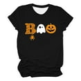 thumbnail image 4 of Sixuan Halloween Shirts for Women, Tshirts Womens Fall Fashion 2024 Plus Size Tops, Women'S Spi Der Print Crew Neck T Shirt, 4 of 4