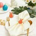 thumbnail image 4 of Easter Egg Metal Napkin Ring, Colorful Enamel Table Decor for Western Restaurant Styling, Festive Napkin Holder for Holiday Dining and Family Gathering Table Settings, 4 of 6