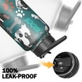 thumbnail image 3 of Pet Pattern Insulated Water Bottle with Paw Print - 18/8 Stainless Steel Construction & Copper Layer Technology, 3 of 6