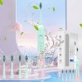thumbnail image 1 of Toothbrush With 4 Brush Heads 6 Cleaning Modes IPX7 Water Proofing Two-minute Timer Setting Toothbrush-Newly, 1 of 6