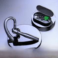 thumbnail image 1 of Auriculares Bluetooth TWS modelo privado con reducción de ruido, auriculares con pantalla digital táctil con reducción de ruido y micrófono dual ENC para colgar en la oreja, 1 of 3