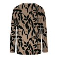thumbnail image 4 of Bovemsi Womens Sweaters Women's Design Loose Casual Knit Drop Shoulder Long Sleeve Pullover Sweater Fall Sweaters, 4 of 5