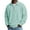 T7-Mint Green, variant on Nokdvo Long Sleeve Polo Shirts for Men Waffle Knit Zipper Polo Collared Textured Knit Golf Shirts Solid Color Relaxed Fit Fashion Winter Comfort Thermal Tops,Dark Blue 3XL