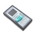 thumbnail image 1 of Probador de transistores Medidor de resistencia Herramienta de utilidad portátil Medidor de ESR Probador de componentes electrónicos para inductores Concha negra, 1 of 8