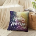 thumbnail image 3 of LALILO Throw Pillow Covers Inspirational Quote Adventure Quote Instagram Cushion Cover 18" x 18", 2 Pack, 3 of 6