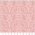 thumbnail image 2 of David Textiles, Inc. 44" 100% Cotton Floral Craft Fabric By the Yard, White and Pink, 2 of 2