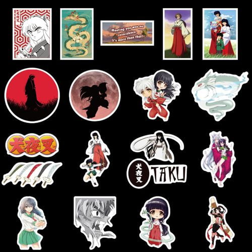 Shiyao 50pcs Inuyasha Hot Anime Sticker Car Stickers Bumper Sticker For Laptop Car Luggage Skateboard And More Walmart Com Walmart Com