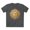 Charcoal, variant on Sun Shirt, Shirt with Sun, Tee Shirt with Gold Sun
